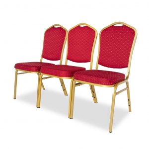 Krzesło bankietowe czerwone