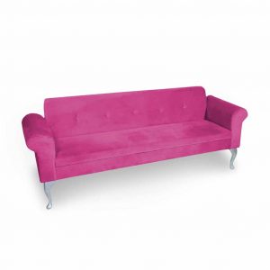 Sofa tapicerowana 3 os. Decor różowa