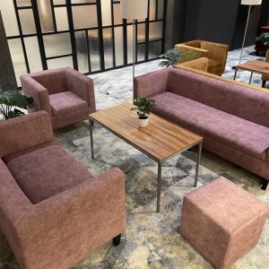 SOFA SMART dwuosobowa różowa