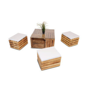 SIEDZISKO ECO-BROWN white S