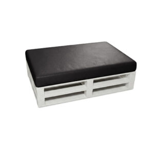 SIEDZISKO ECO-WHITE black vegan M