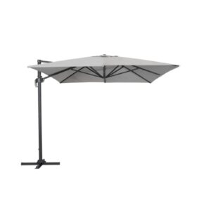 Parasol 3x4m grey